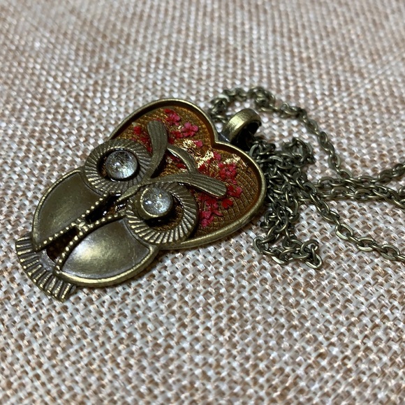 Owl Necklace Handmade New - Picture 7 of 7